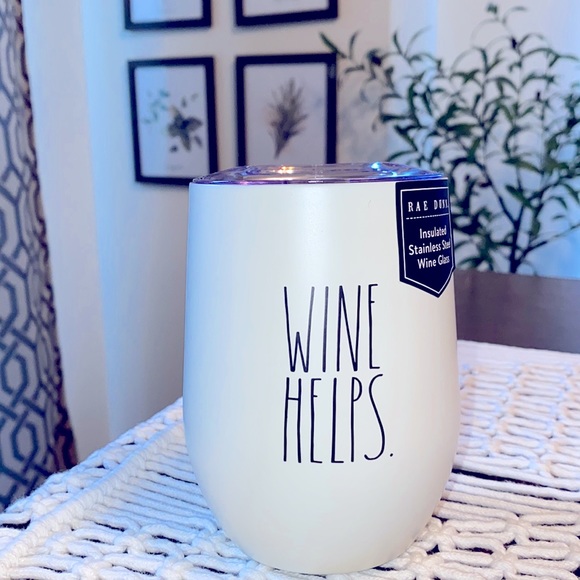 Rae Dunn Insulated Stainless Steel Wine Glass